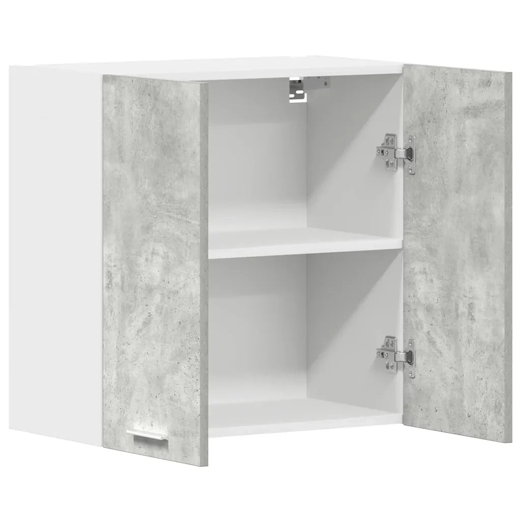 Mobile contenitore da cucina moderno a parete 60 x 31 x 60 cm legno composito grigio cemento 02_0051613
