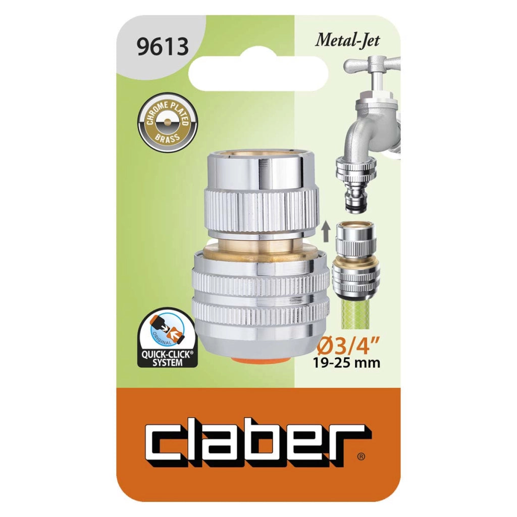 RACCORDO RAPIDO STRINGITUBO OTTONE CLABER  3/4 SELF 9613
