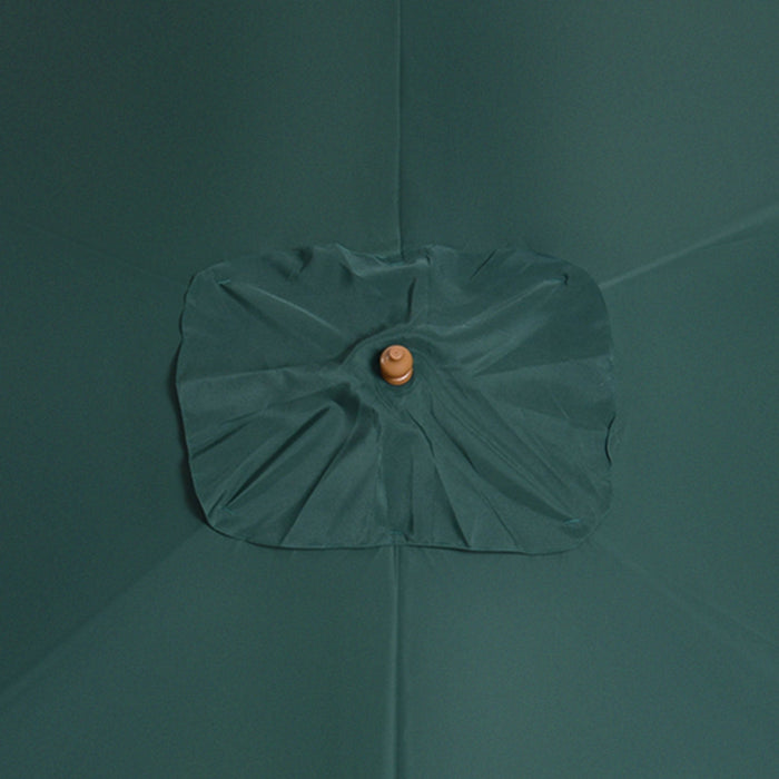 Ombrellone da Giardino 2x3 m Palo Ø38 mm in Legno Verde