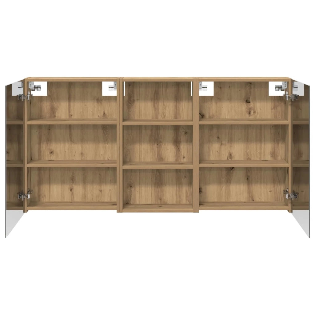Set di Armadi da Bagno con lo scaffale 3 pcs 140 x 14,5 x 70 cm 3403783