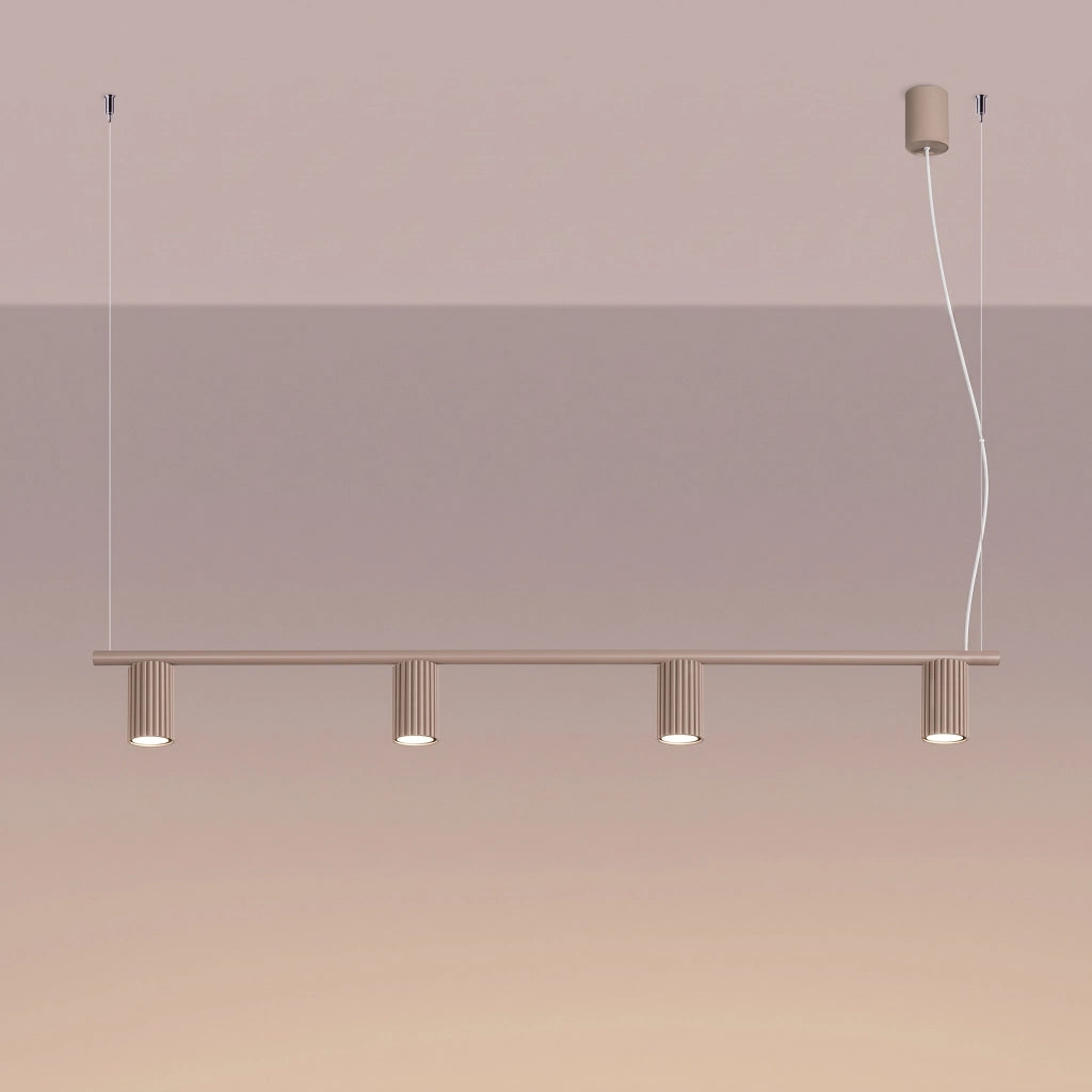 Lampadario KARBON 4 taupe