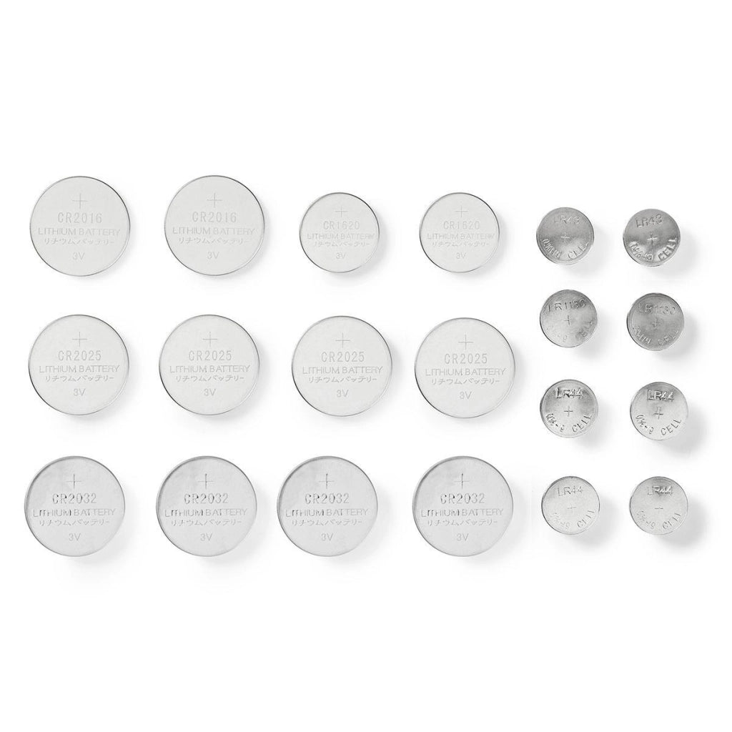 Confezione da 20 batterie alcaline al litio 1,5 3V DC a bottone  Nedis
