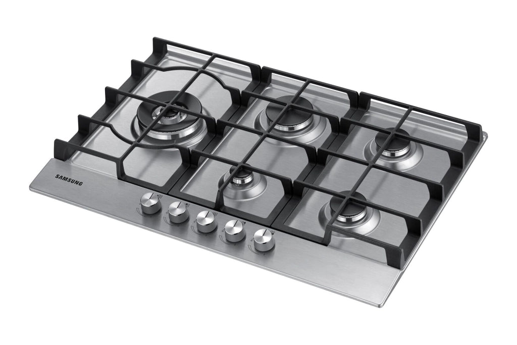 Samsung NA75J3030AS piano cottura Acciaio inox Da incasso Gas 5 Fornello(i)