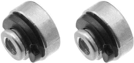 Set di attacco per motocicletta 2 pezzi - bulloni a gomito 6mm - clip C - alluminio - compatibile con Harley Davidson - materiale di attacco