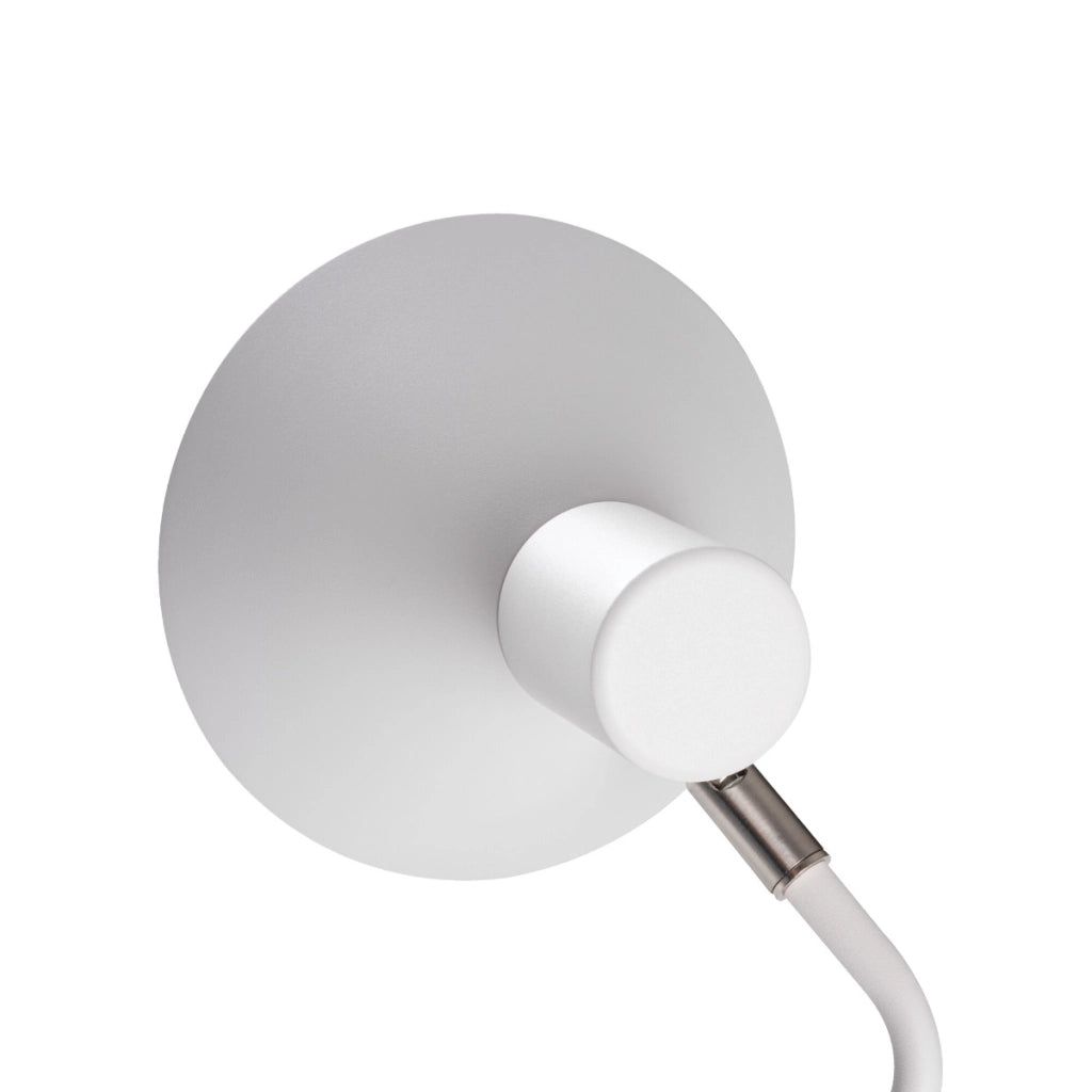 Lampada da tavolo bianca allungata Nedia Kanlux E14 10W