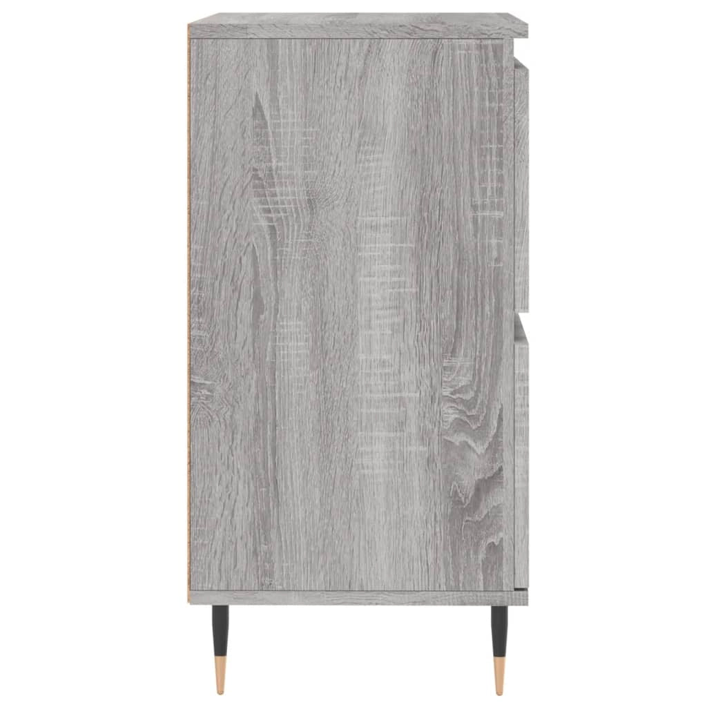 Buffet credenza cassettiera armadio mobile contenitore organizer per cucina soggiorno salotti 3 pezzi legno ingegnerizzato Sonoma grigio 02_0037176