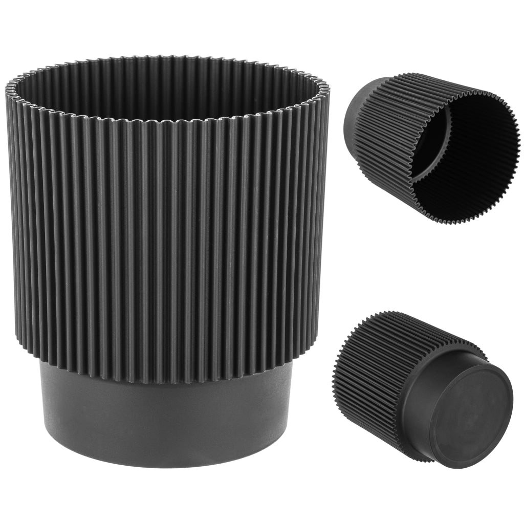 Vaso da fiori KADAX 17 cm, copertura per piante, vaso da fiori in plastica nera