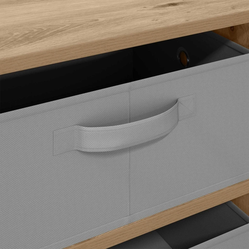 Credenza con cassetto Rovere artigianale 60 x 33,5 x 84 cm 8000475