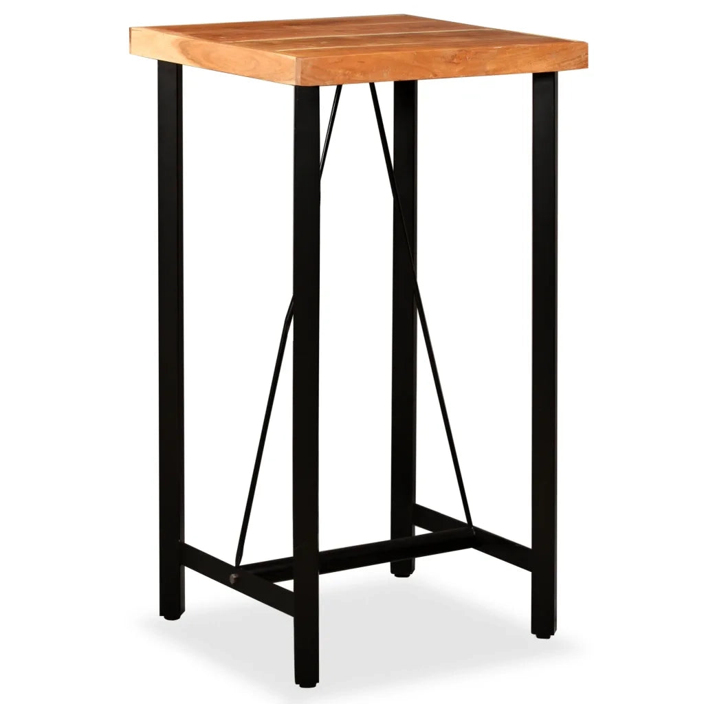 Set da Bar 3 pz in Legno Massello di Acacia e di Recupero cod mxl 8556