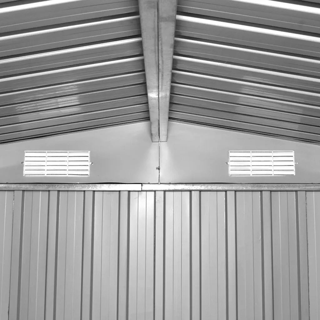 Capanno Attrezzi da Giardino Marrone 257x205x178 cm in Acciaio CFW8342606