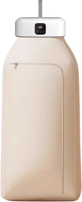 Asciugacapelli multifunzione - Asciugacapelli elettrico - Asciugacapelli portatile - Regolazione del tempo - Beige