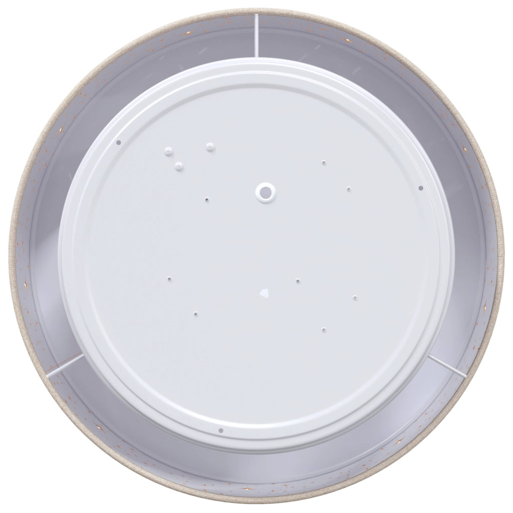 Lampade da soffitto con paralume stellato tortora Ã˜ 30 cm tessuto E27