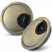 Portale di passaggio cavi 60mm - Reticolo anti-ruggine - Impermeabilizzazione tessuti - Sostenibile - Design moderno - Dimensioni: 68mm di diametro - Portale di passaggio cavi