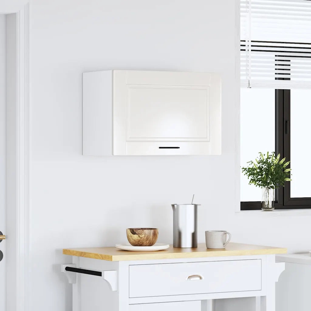 Pensile da Cucina Porto Bianco Lucido in Legno Multistrato 854079