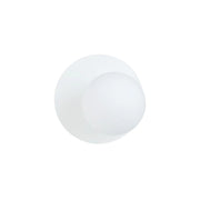 Applique da parete OSLO 1 luce bianco opale E14 Emibig