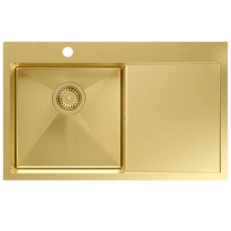 Lavello In Acciaio Russel 111 Gold