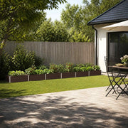 Letto rialzato da giardino Marrone 480 x 40 x 24 cm 8006366