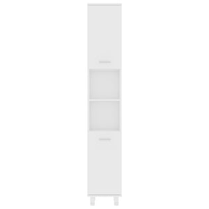 Armadio da Bagno Bianco 30x30x179 cm in Truciolato cod mxl 15032