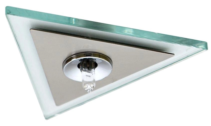 Plafoniera triangolare cromata 1xG4 Candellux PO-04