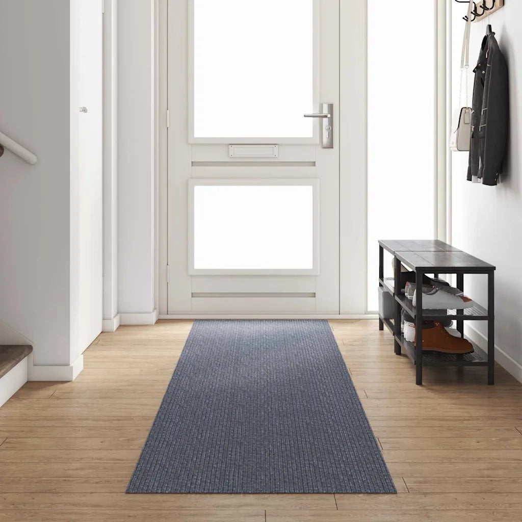Runner in Moquette | Runner Tappeto Grigio chiaro 80 x 400 cm Tessuto