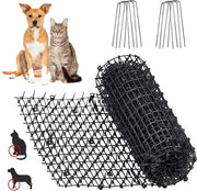 Difensore da gatti - Difesa contro gatti all'aperto - Repellente per gatti e cani - Difesa esterna - Barriera per animali con punte - Interno ed esterno - 200 cm x 28 cm difensore da gatti