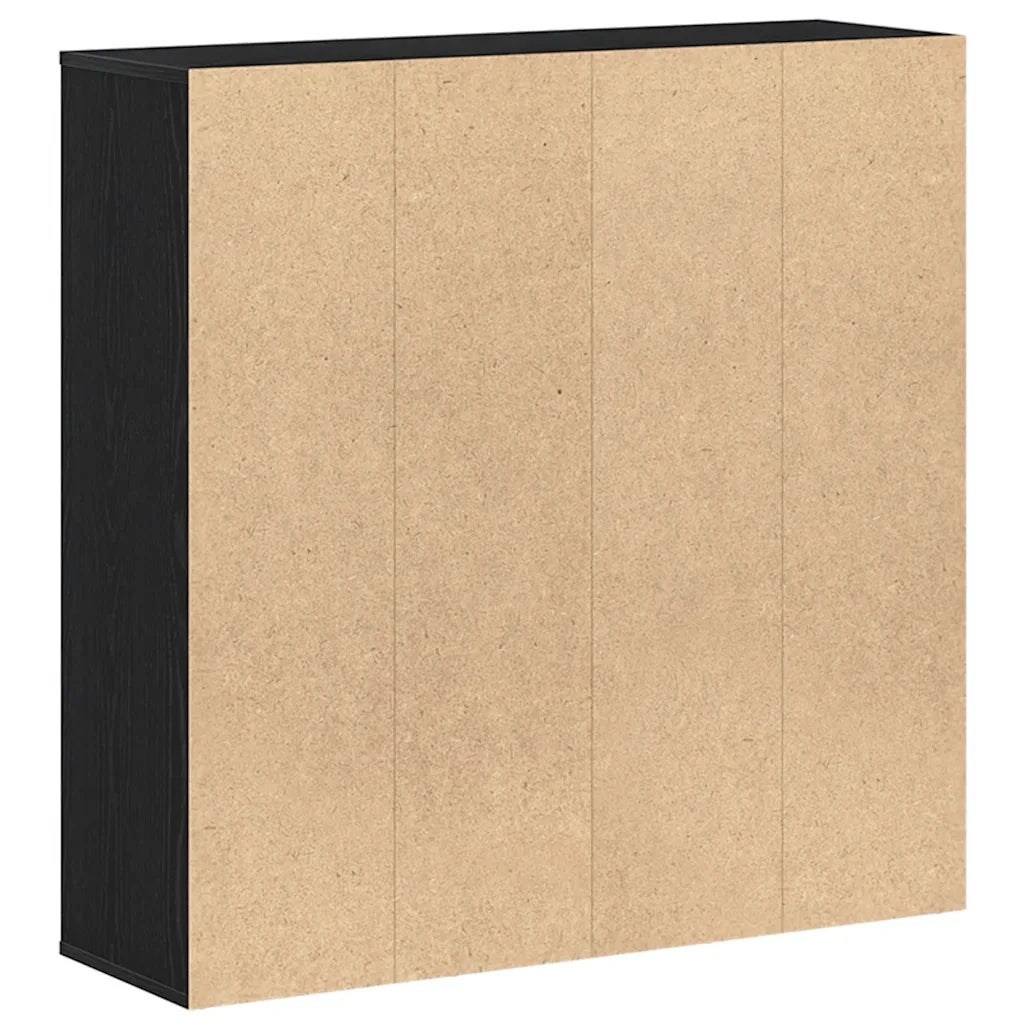 Mobile libreria Rovere Nero 98x29x97,5 cm in Legno Multistrato 862472