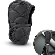Accessori per l'abitacolo universali - Protezione e comodità - Copertura del vano cambio - Adesivo in PU nero - Dimensioni: 12x7x4,5 cm - Schermo del selettore di marcia