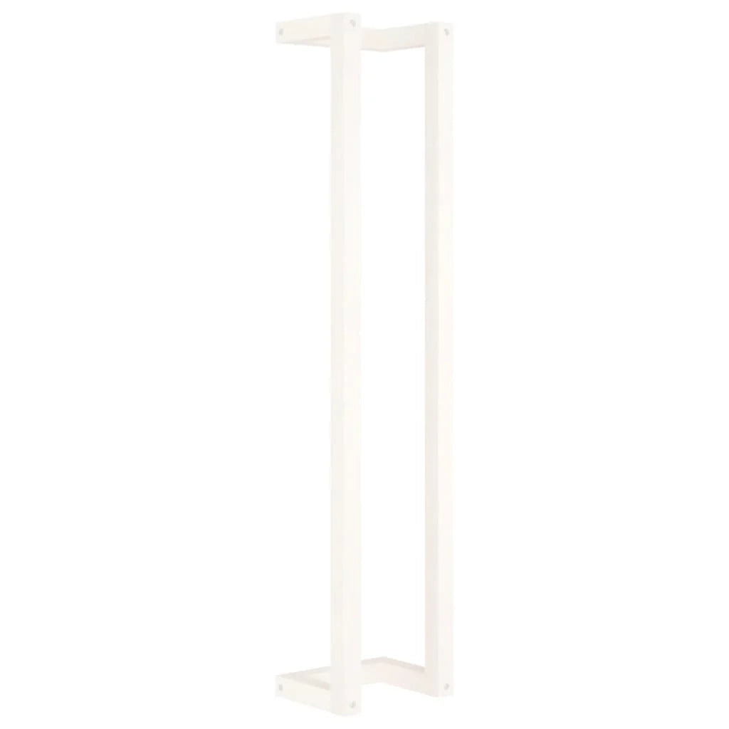 Portasciugamani bianco 23x18x110 cm in legno massello di pino 02_0005499