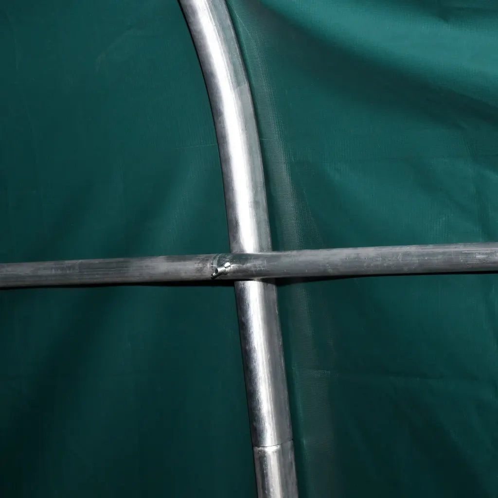 Tendone Bestiame Rimovibile PVC 550 g/m² 3,3x4,8 m Verde Scuro 3055648