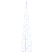 Cono di Luce LED Decorativo Acrilico Blu 90 cm CFW6033172