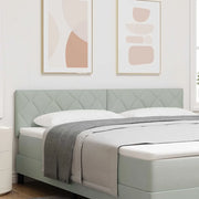 Testiera Grigio chiaro 180 cm Velluto 42007274