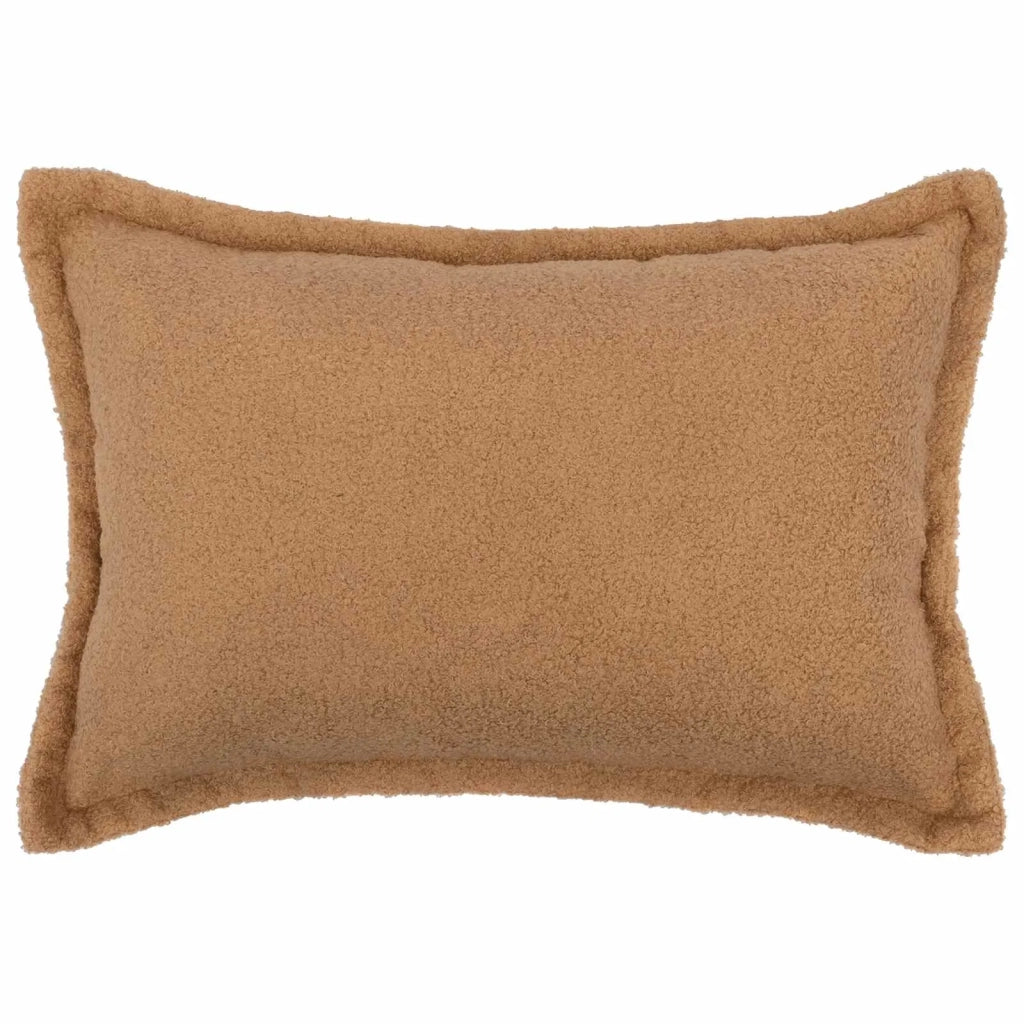 Federa 2 pcs HOUTEN Beige 50 x 75 cm Bouclé 919837