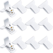 12 pezzi - Clip per coperta - Robuste - clip per coperta - Metallo - Bianco - Previene lo spostamento della coperta - Per Tutti i Letti - Clip - Klemmen