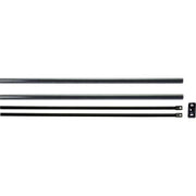 ASTE + COPERTURE ANTIPANIC IDEA BASE 94100205 ISEO - VERN NERE X PORTE H.MAX MM 2400 CF=PZ 6- 1 confezioni