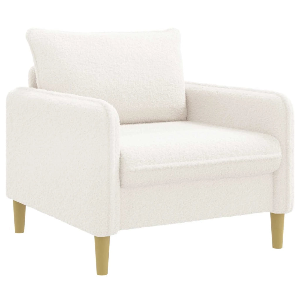 Poltrona XL Bianco Bouclé 42043550