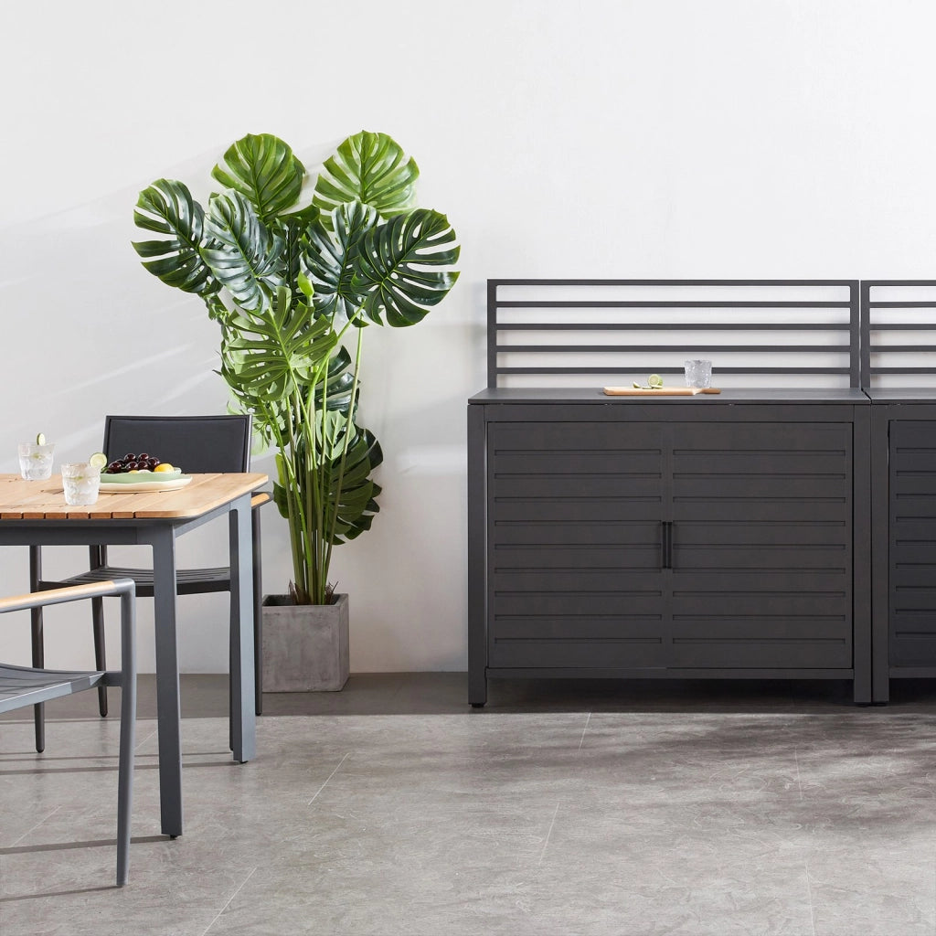 Modulo armadietto con ripiano per cucina da giardino - OKKAIDO