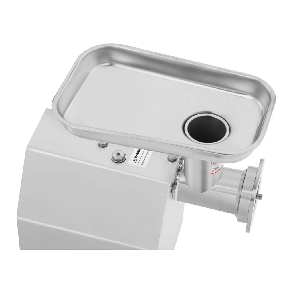 Tritacarne in acciaio inox con funzione reverse 140 kg/h potenza: 850 watt 14_0001955