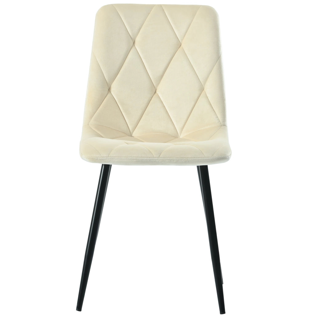 Tavolo da Pranzo Rotondo con 4 Sedie ¨C MINIMAL ¨C Piano Effetto Marmo, Gambe Metallo Oro, Sedute Velluto Beige