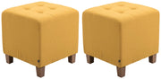 Set di 2 sgabelli Pharao giallo