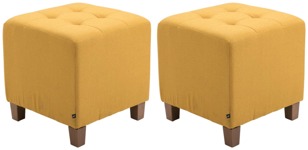 Set di 2 sgabelli Pharao giallo
