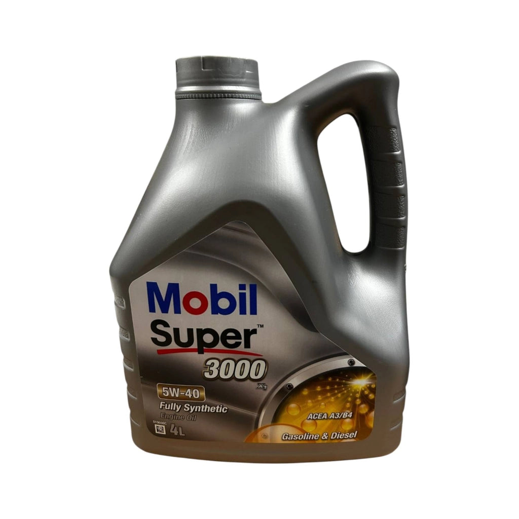 OLIO LUBRIFICANTE PER MOTORI MOBIL SUPER 5W-40 BENZIA E DIESEL 3000x1 4LT