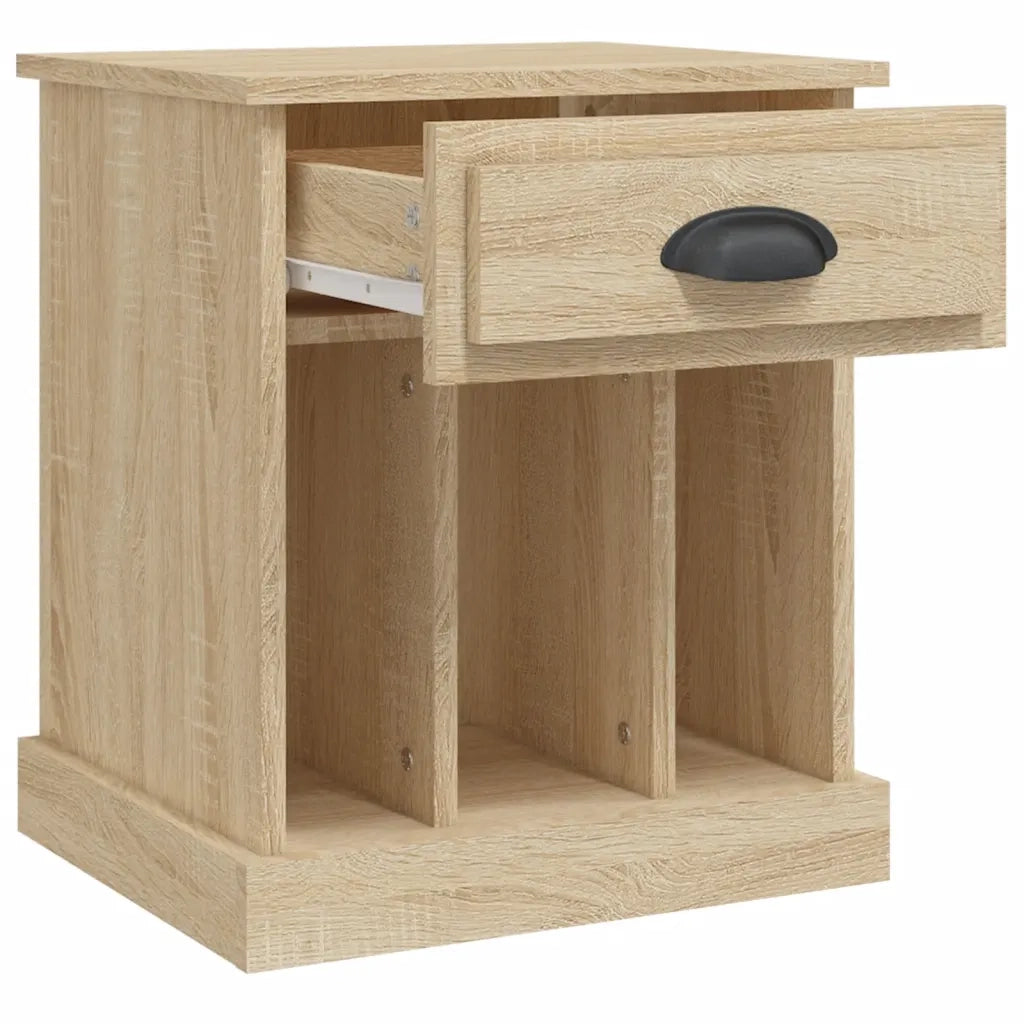Comodini 2 pz-Set di 2 Tavolino da notte Rovere Sonoma 43x36x50 cm