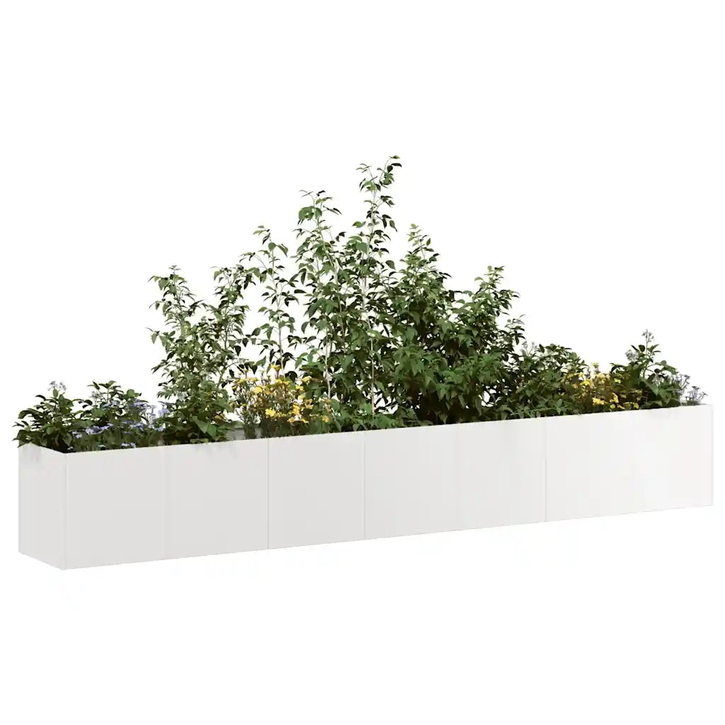 Fioriera 280x40x40 cm in Acciaio Inox 860693