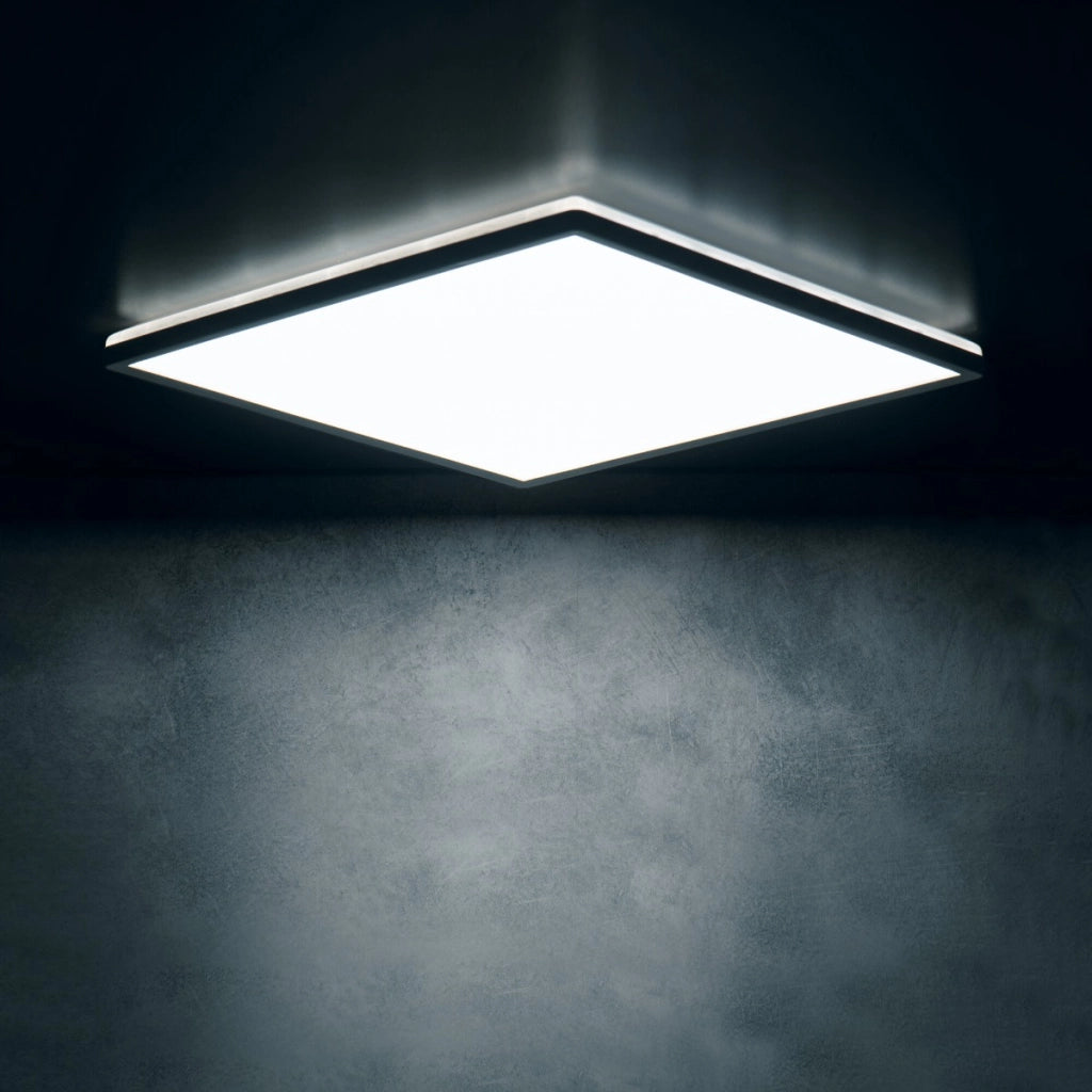 Plafoniera quadrata nera 42cm LED 22W CCT IP54 Kanlux