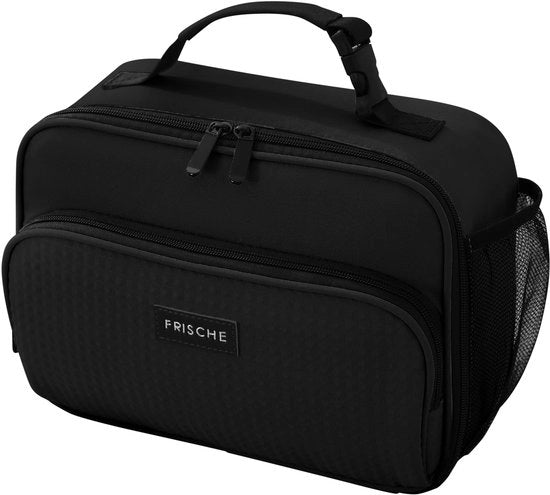 Lunchtas Geïsoleata 6.3L, Picnic per Uomo e Donna, Scatola da Picnic Portatile, Borsa da Picnic Opvolutile, Borsa da Picnic da 6.3L Impermeabile per Lavoro, Scuola, Picnic, Viaggio (Nero)