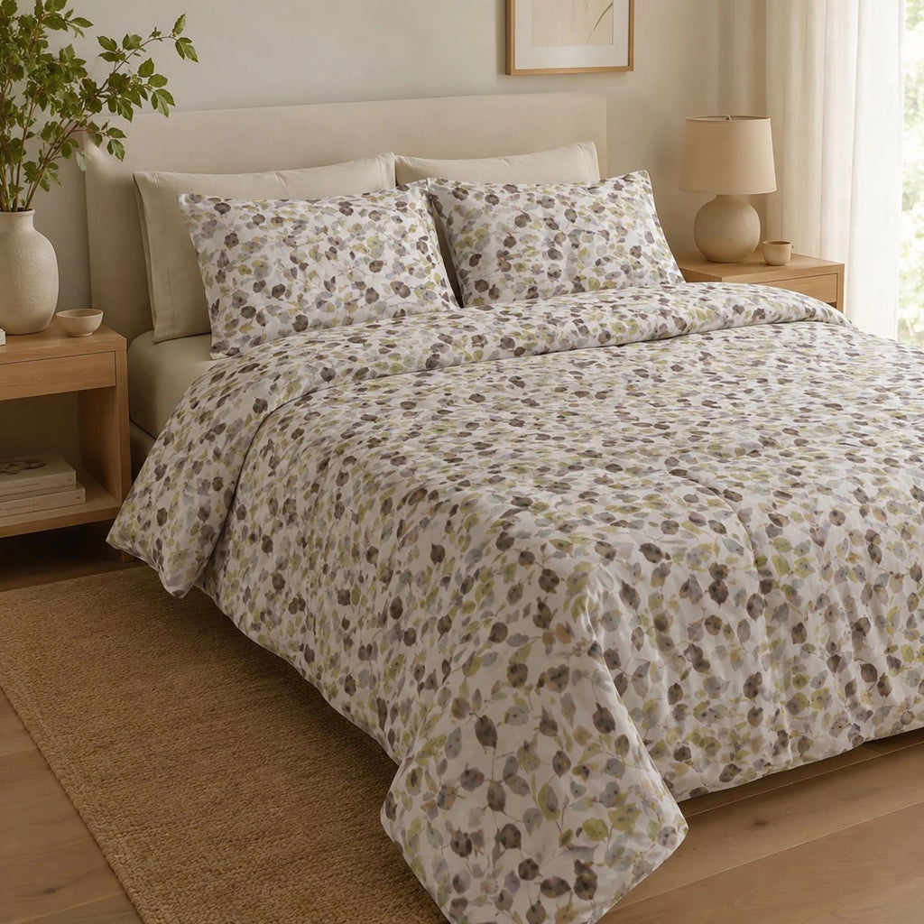 Samenaza, set Completo Letto Matrimoniale in Percalle, Multicolore
