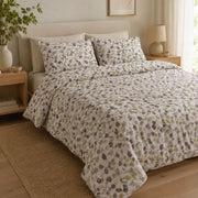 Samenaza, set Completo Letto Matrimoniale in Percalle, Multicolore