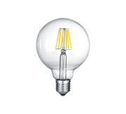 Lampadina Led Wire Trasparente E27 6W Globo GD Trio