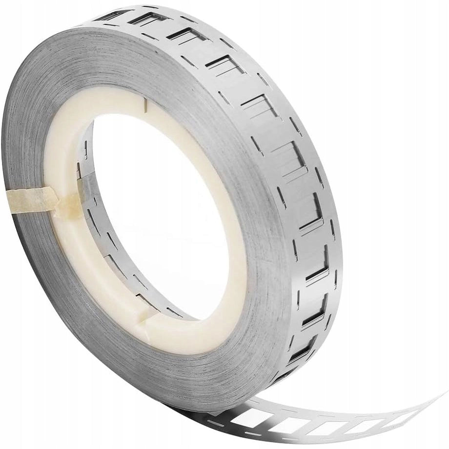 Nastro Nichelato 25,5x0,15mm – Lamiera Nichelata per Saldatura Celle | Spessore 1,5μm, Lunghezza 1m