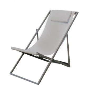SDRAIO AVANA STRUTTURA IN ALLUMINIO E TEXTILENE COLORE TAUPE 126.5HX26X57 CM OKX